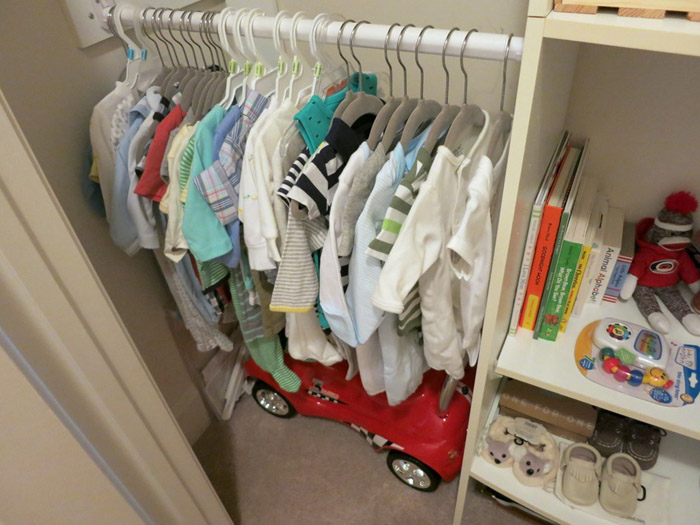 Come riorganizzare l'armadio durante la gravidanza